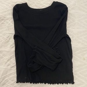 Black long sleeve shirt